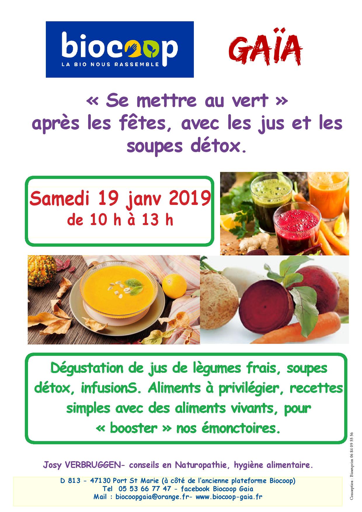 "Se mettre au vert" après les fêtes, avec les jus et les soupes détox "Se mettre au vert" après les fêtes, avec les jus et les soupes détox