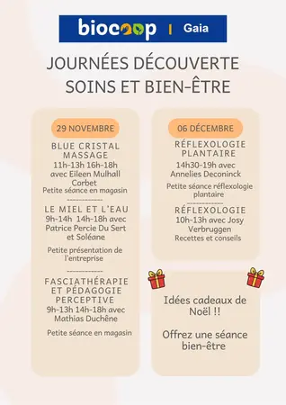 Journées découverte soins et bien-être